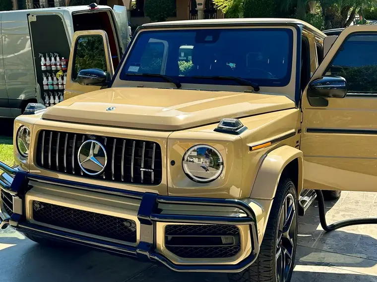 Mercedes-AMG G-Wagon after a full detail